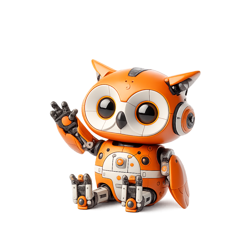 Silent Run owl mascot